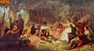 Das Picknick nach Spitzweg